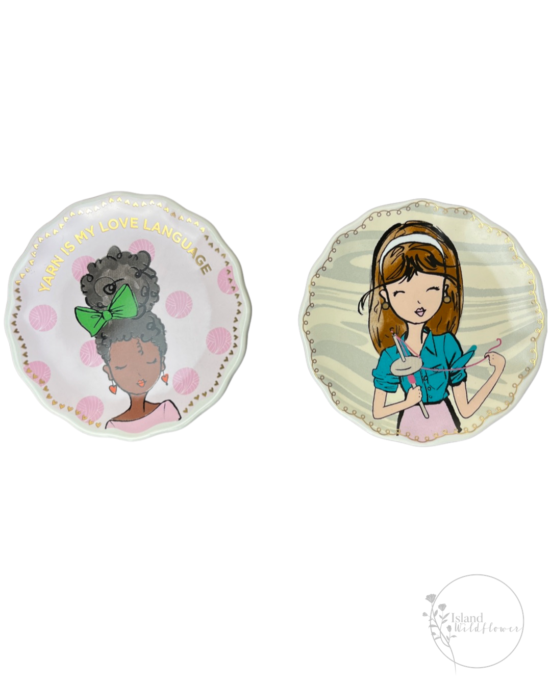 Decorative Plates for Knitters