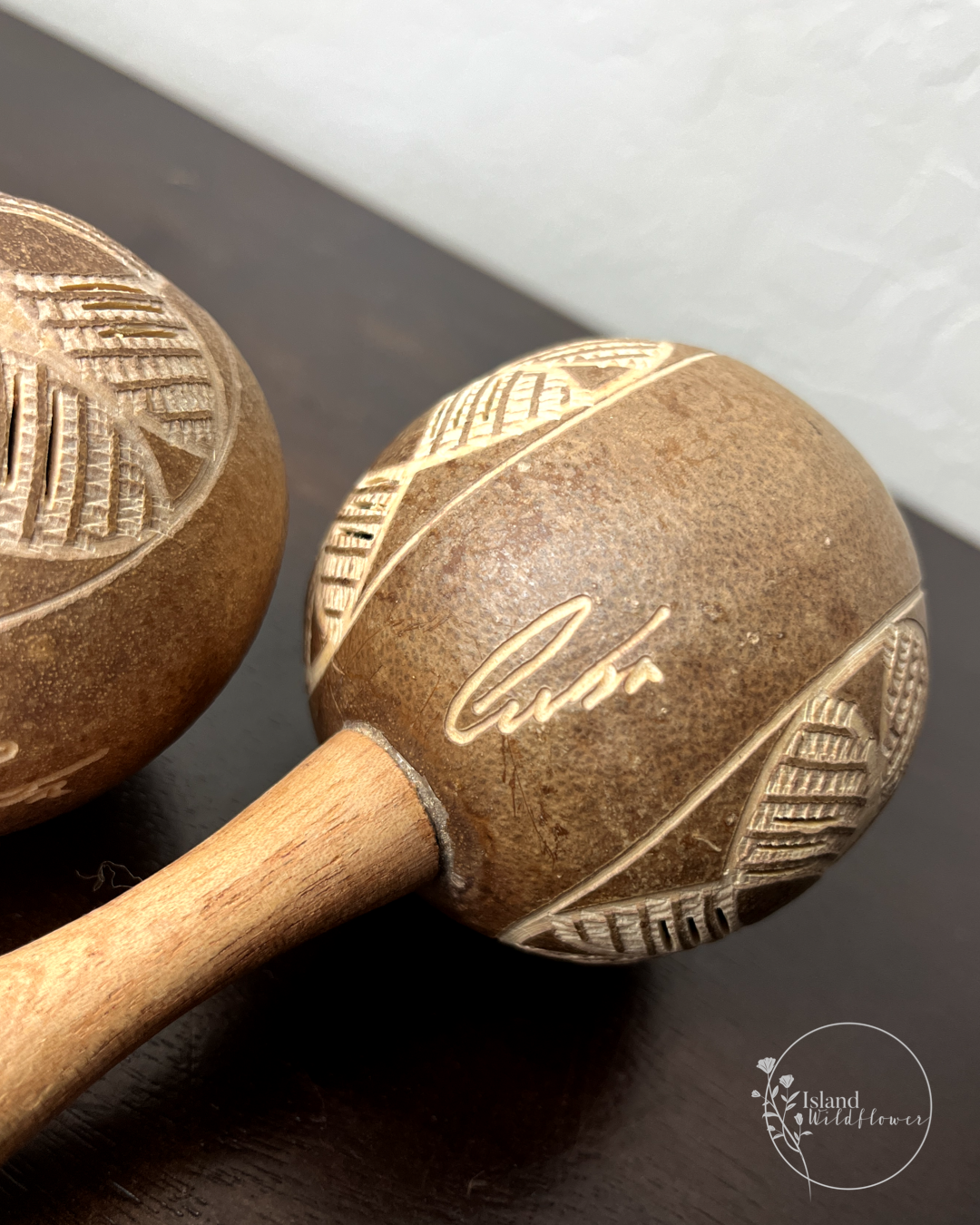 Hand Carved Cuban Maracas
