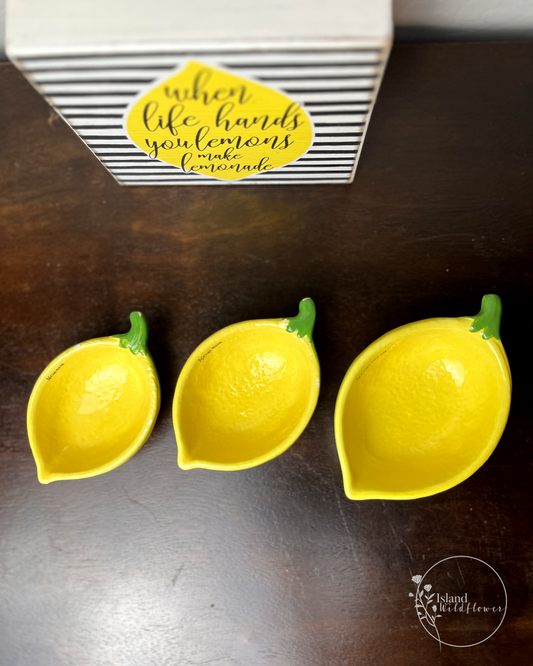 Lemon Measuring Bowl Set